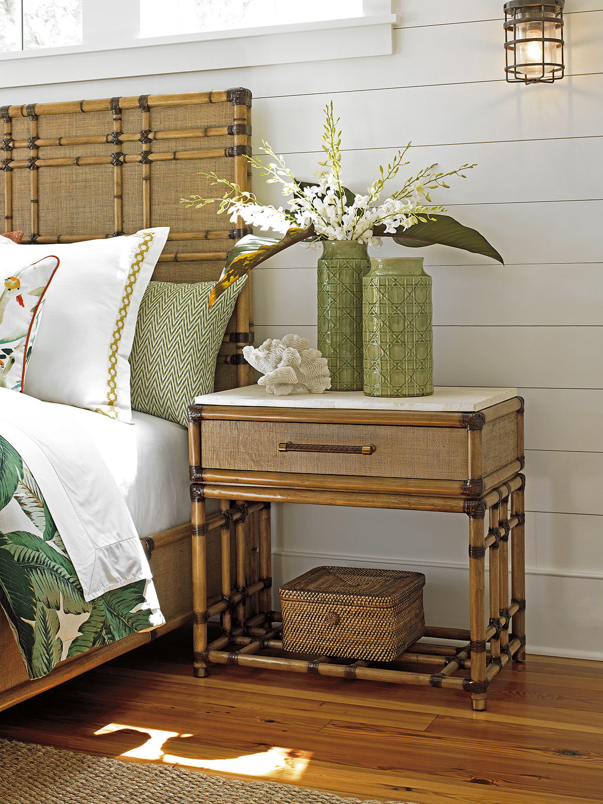Twin Palms - Cordoba Open Nightstand - Light Brown