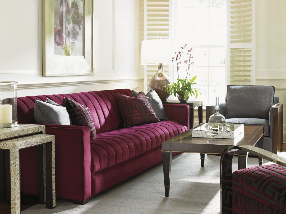 Tower Place - Hancock Sofa - Purple