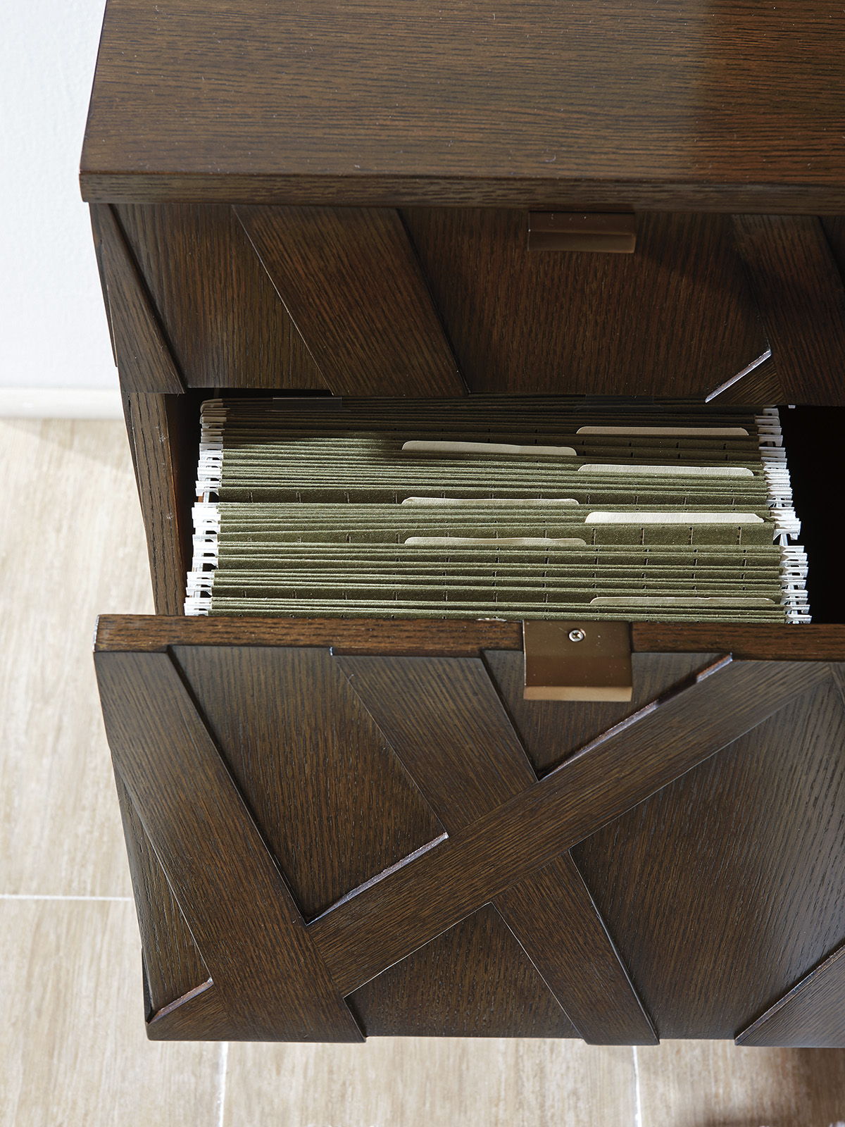 Cross Effect - Ellison Media Center - Dark Brown