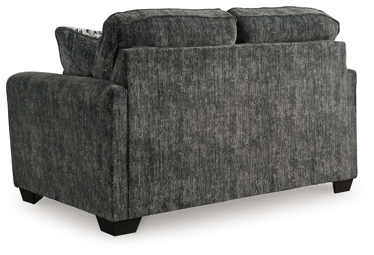Lonoke - Loveseat - Gunmetal
