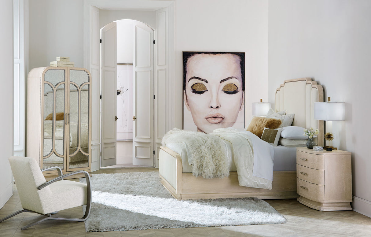 Nouveau Chic - Three Drawer Nightstand - Light Brown