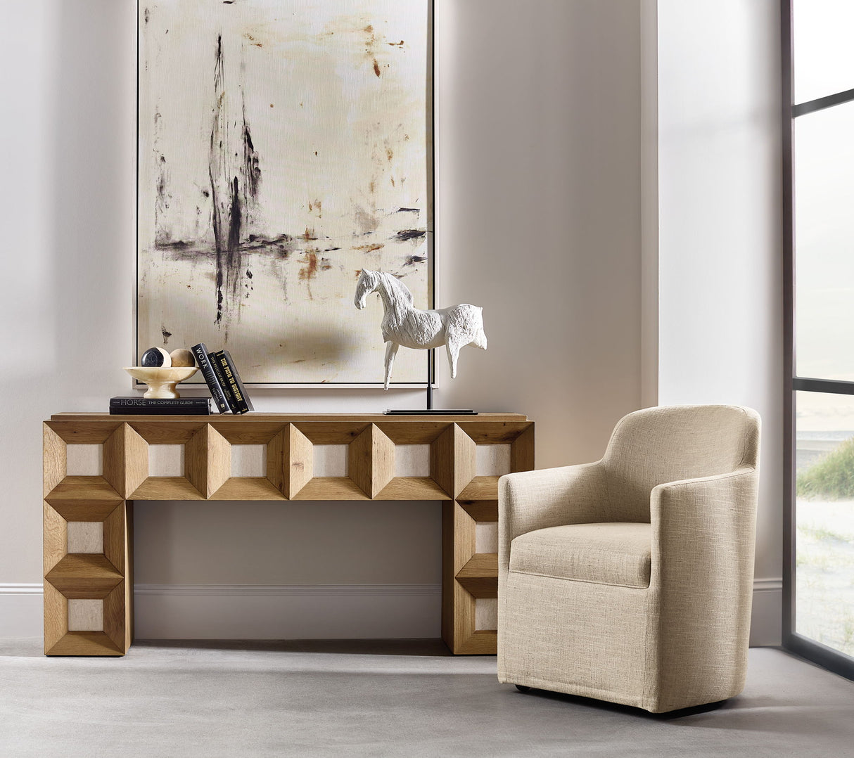 Commerce And Market - Haven Console Table - Light Brown