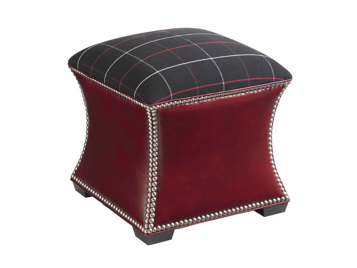 Lexington Leather - Eclipse Leather Ottoman - Dark Brown