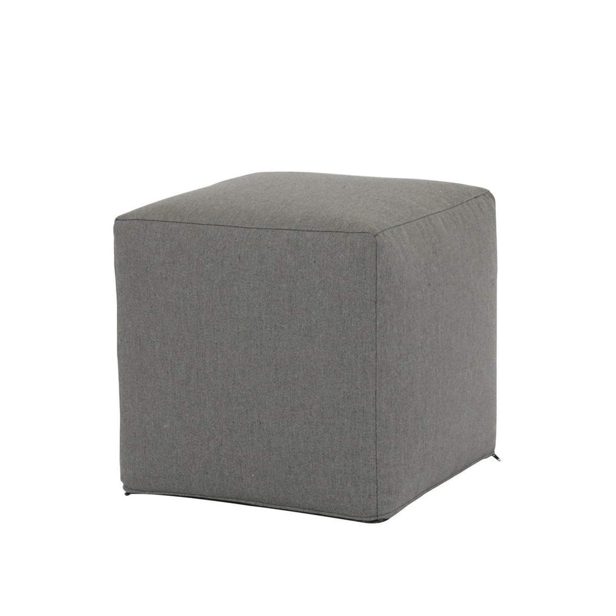 18" Pouf Cube - Heritage Granite