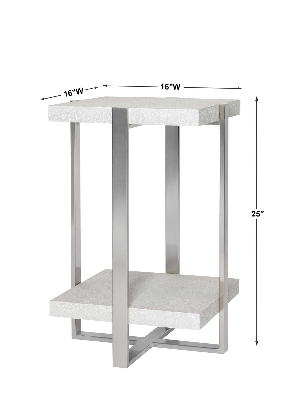 Arnaut - Accent Table - White
