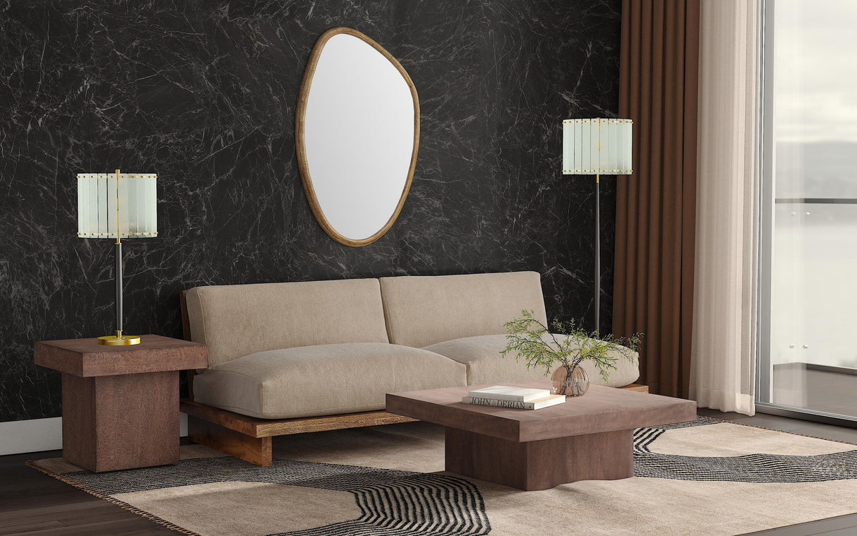 Padula - Oak Cocktail Table - Brown