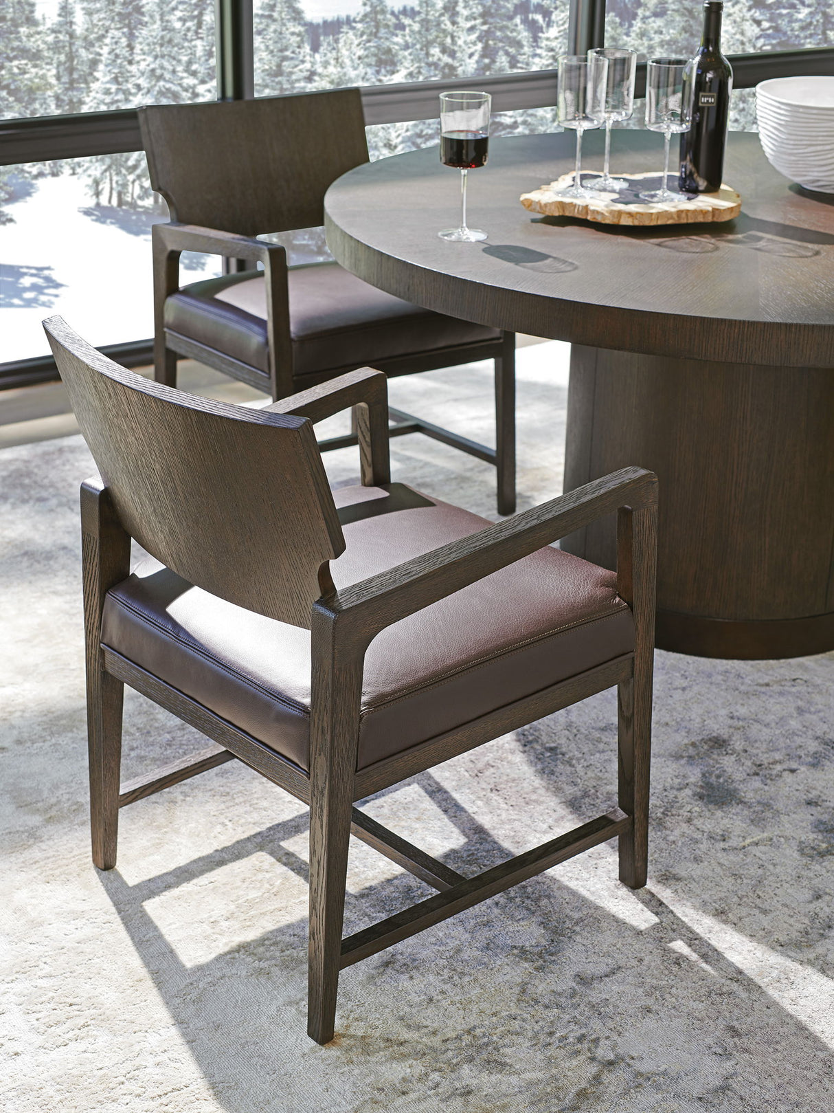 Park City - Wood Highland Dining Chair - Dark Brown
