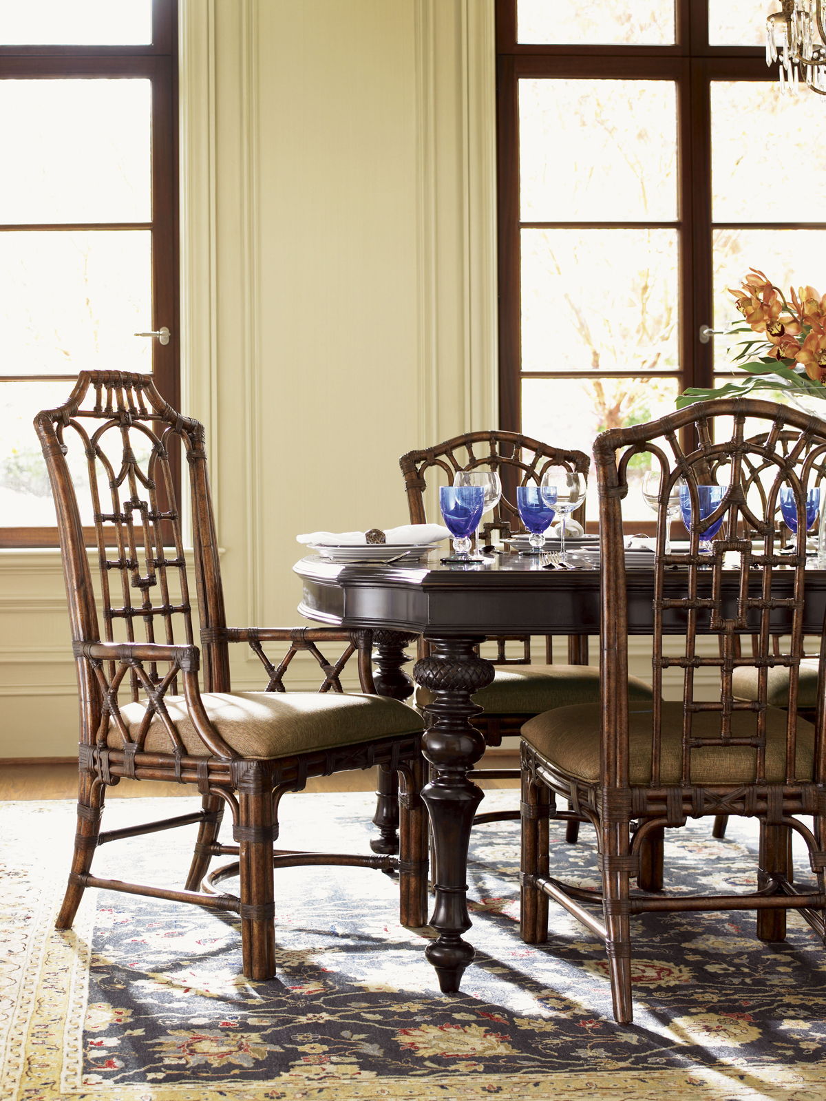 Royal Kahala - Islands Edge Dining Table - Dark Brown