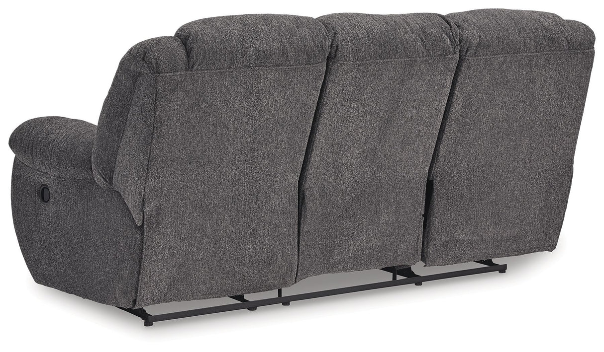 Foreside - Reclining Sofa - Charcoal