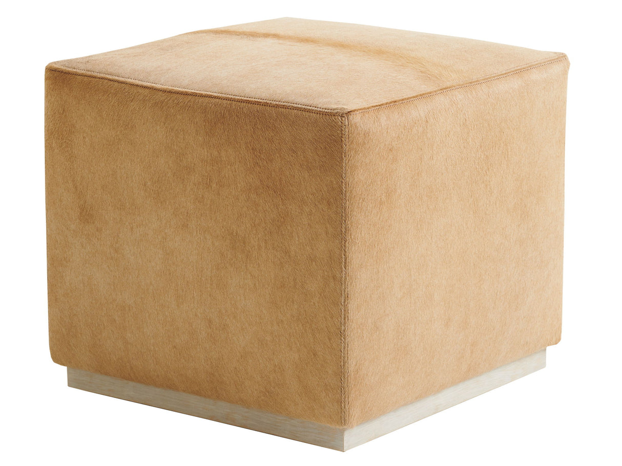 Barclay Butera Upholstery - Colby Leather Ottoman