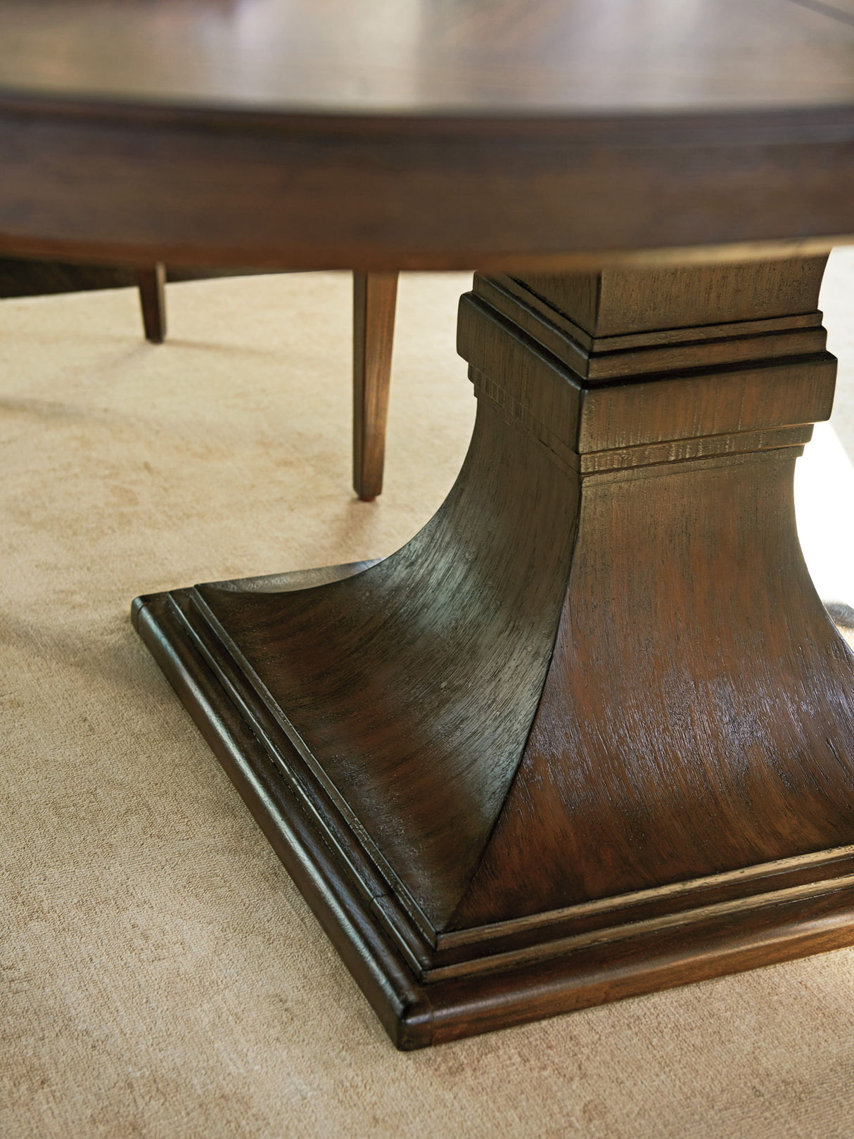 Silverado - Palo Alto Round Dining Table - Dark Brown