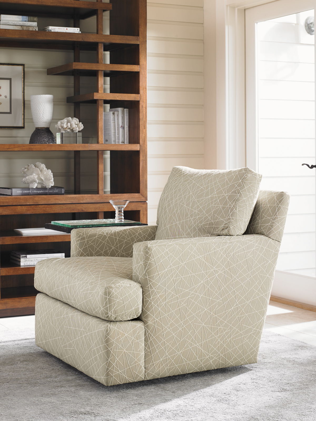 Island Fusion - Bandar Swivel Chair - Beige