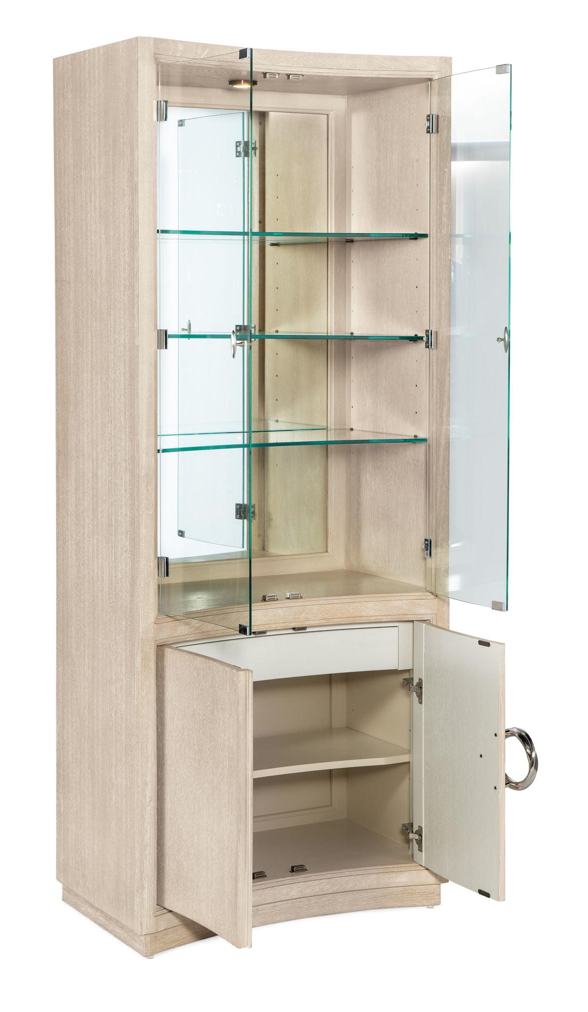 Nouveau Chic - Display Cabinet - Light Brown