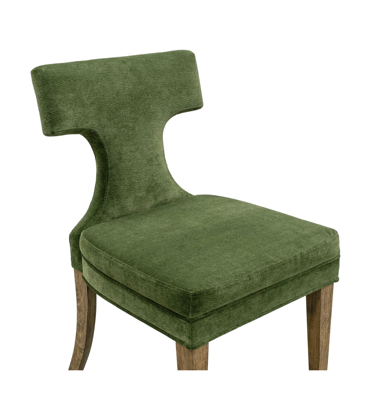 Oliver - Dining Chair (Set of 2) - Moss Green / Rustic Brown