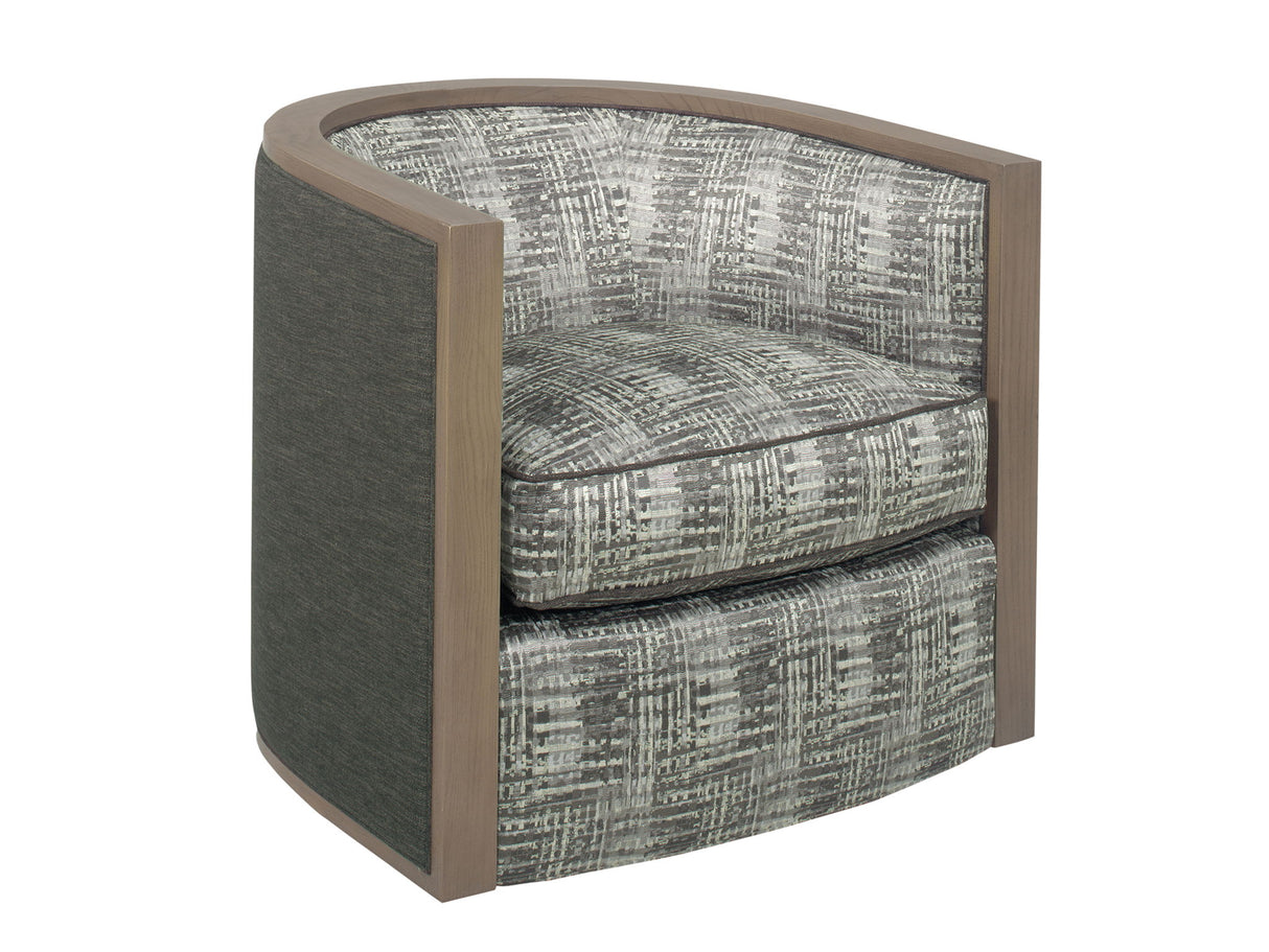 Lexington Upholstery - Palermo Swivel Chair - Dark Gray