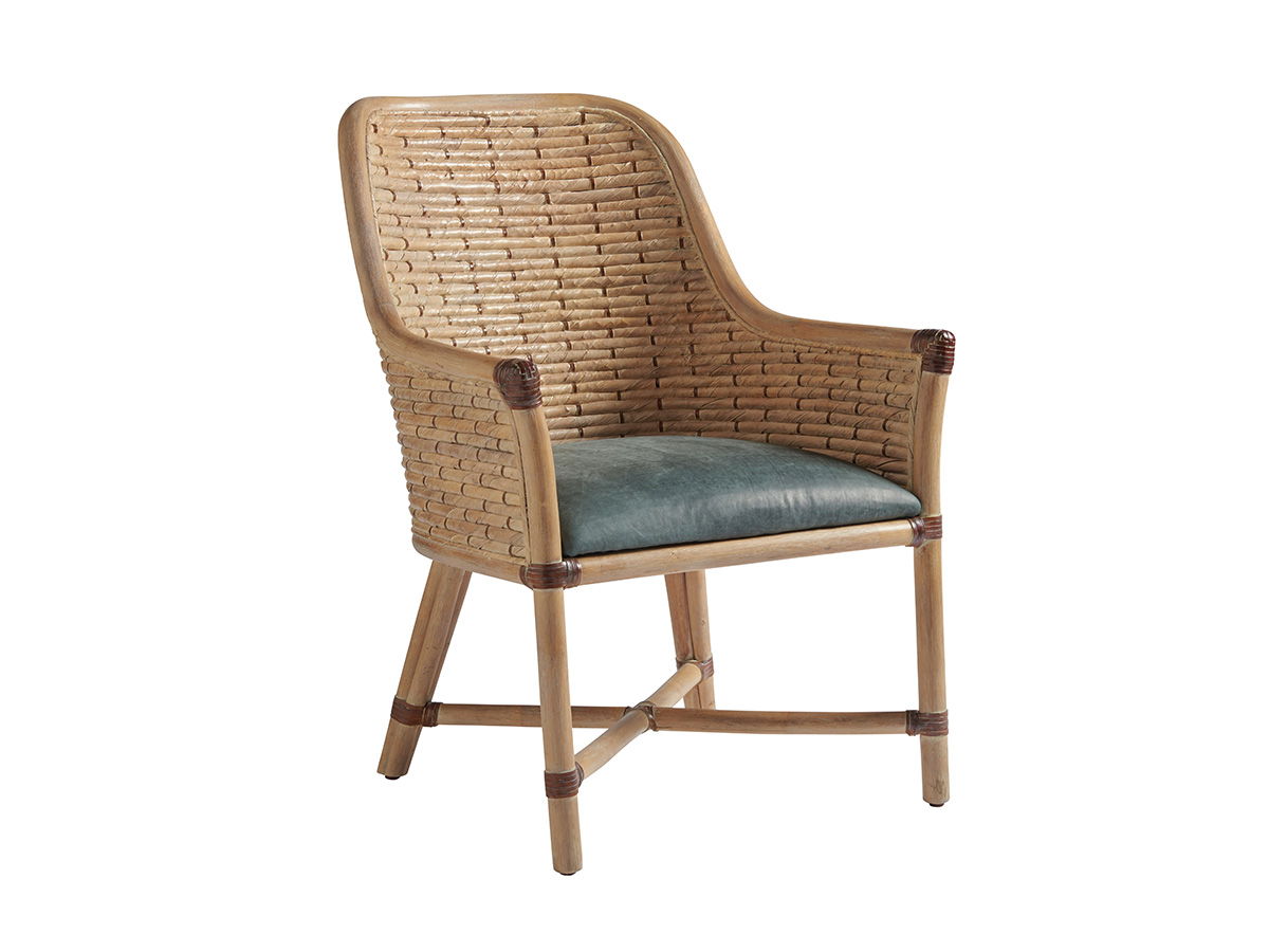 Los Altos - Keeling Woven Arm Chair - Light Brown