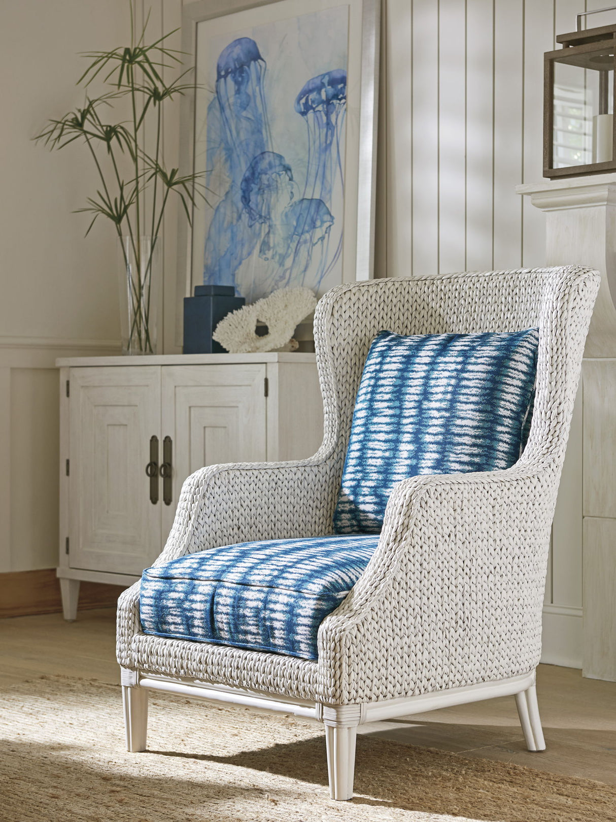 Ocean Breeze - Vero Wing Chair - Blue