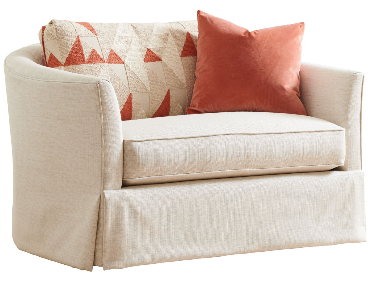 Lexington Upholstery - Veneto Swivel Chair - White