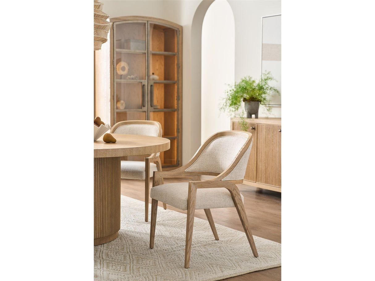 Avaline - Arm Chair - Light Brown / Beige
