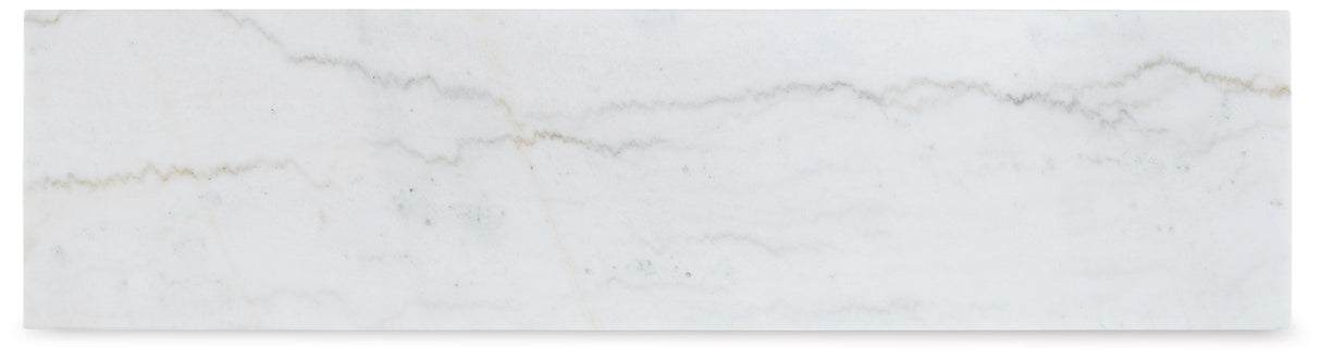 Loyaska - Sofa Table - Brown / Ivory