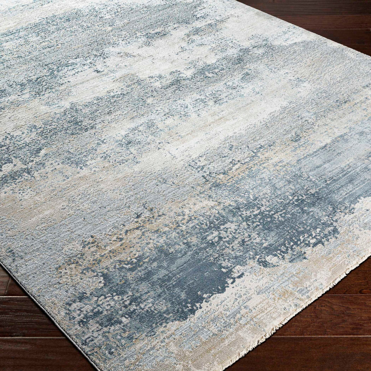 Bremen - Modern 9 X 12 Rug - Pearl Silver & Blue
