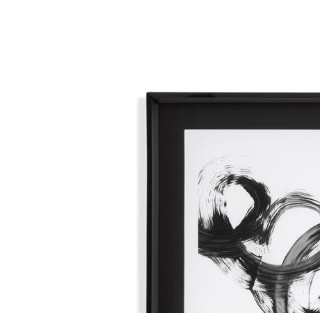 Dynamic Spiral - Framed Print (Set of 2) - Black
