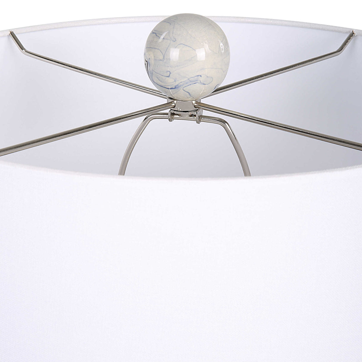 Waves - Blue & White Accent Lamp