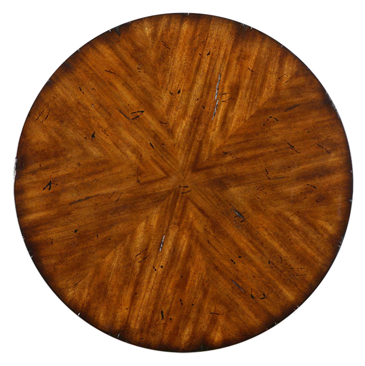 Carmel - Round Lamp Table - Brown, Dark
