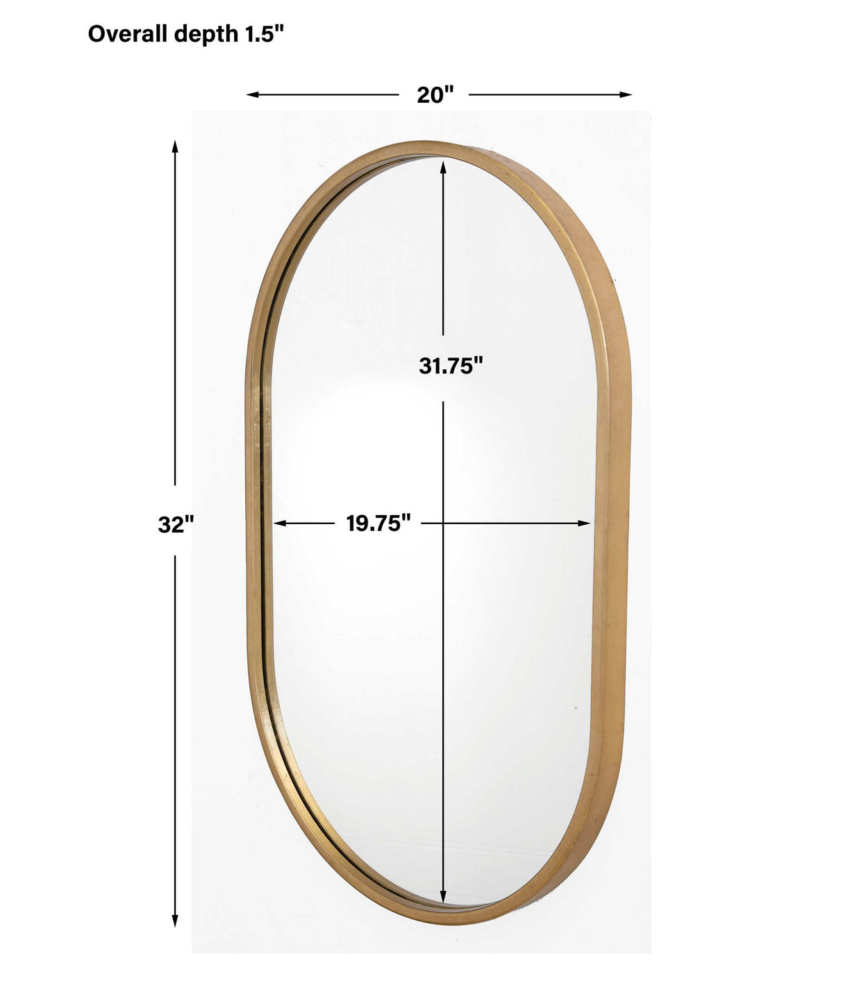 Varina - Oval Mirror