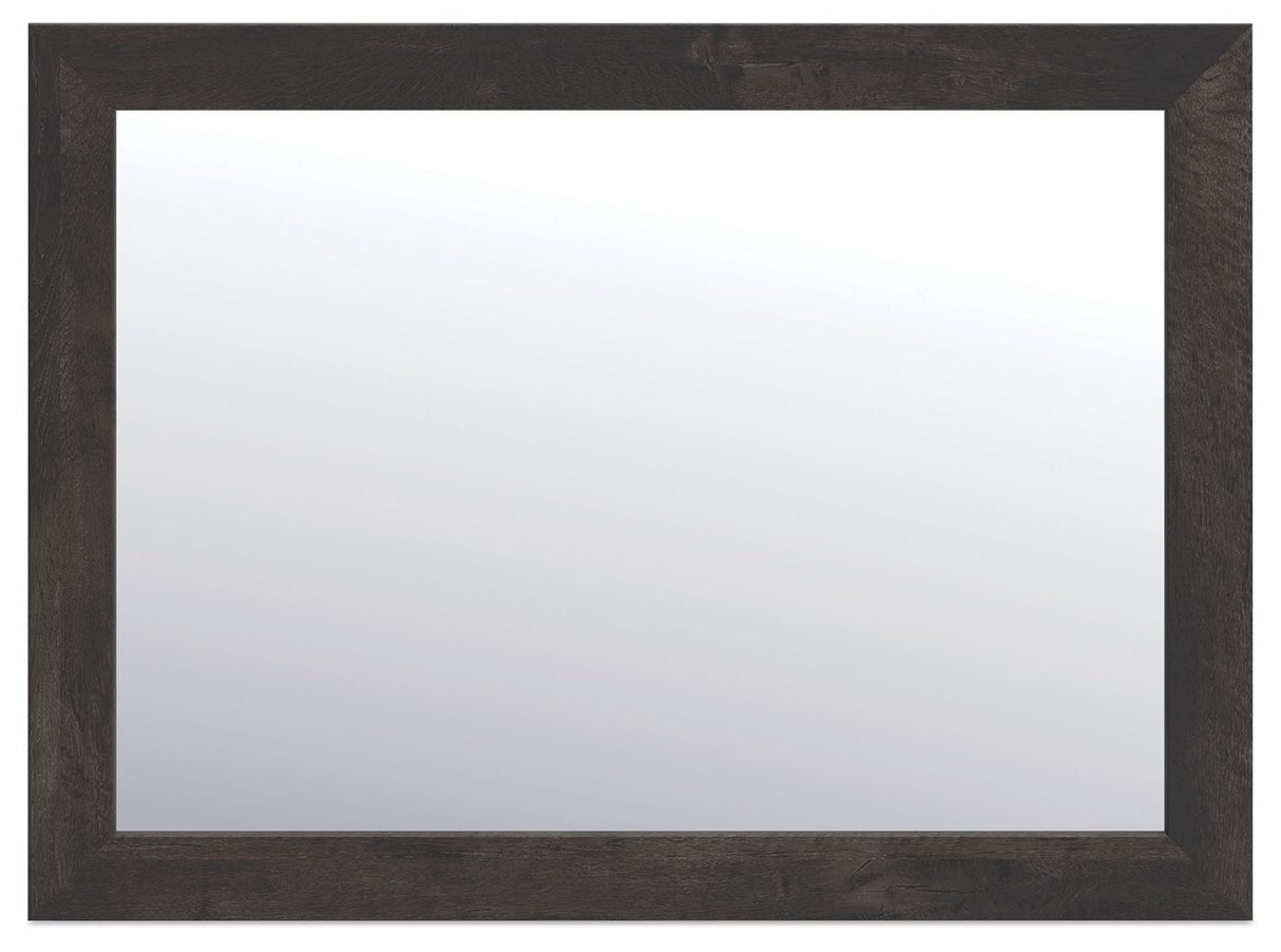 Hollivern - Bedroom Mirror - Dark Gray