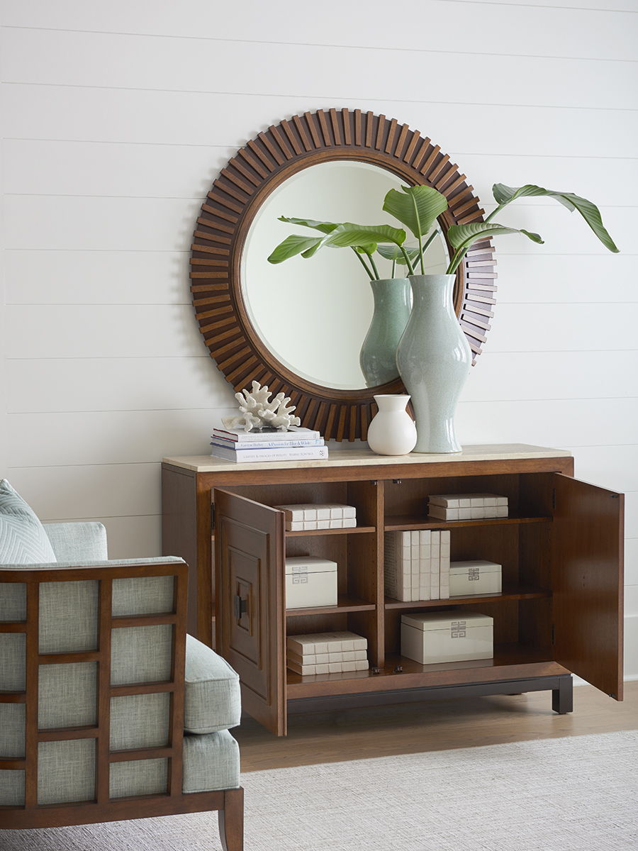 Ocean Club - Reflections Mirror - Dark Brown