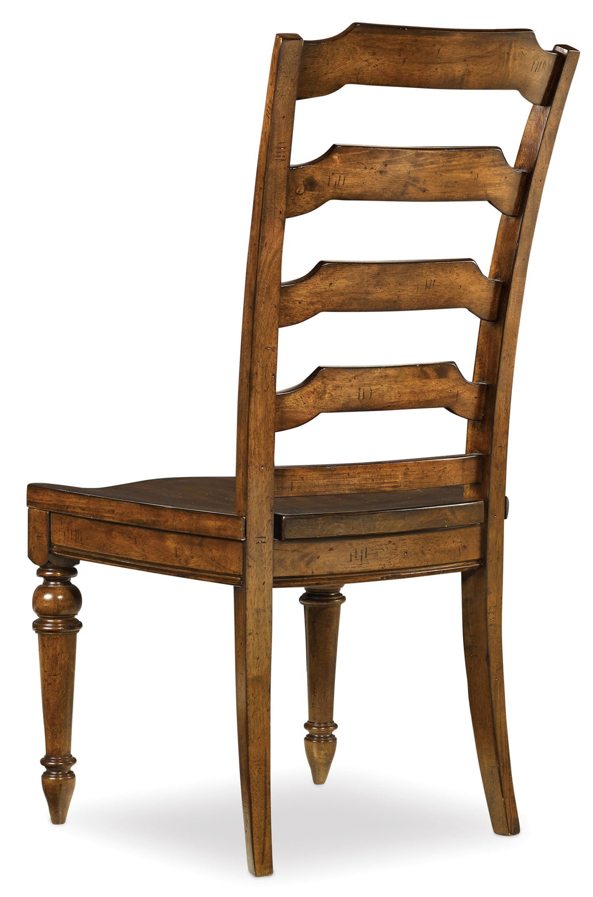Tynecastle - Ladderback Side Chair (Set of 2) - Dark Brown