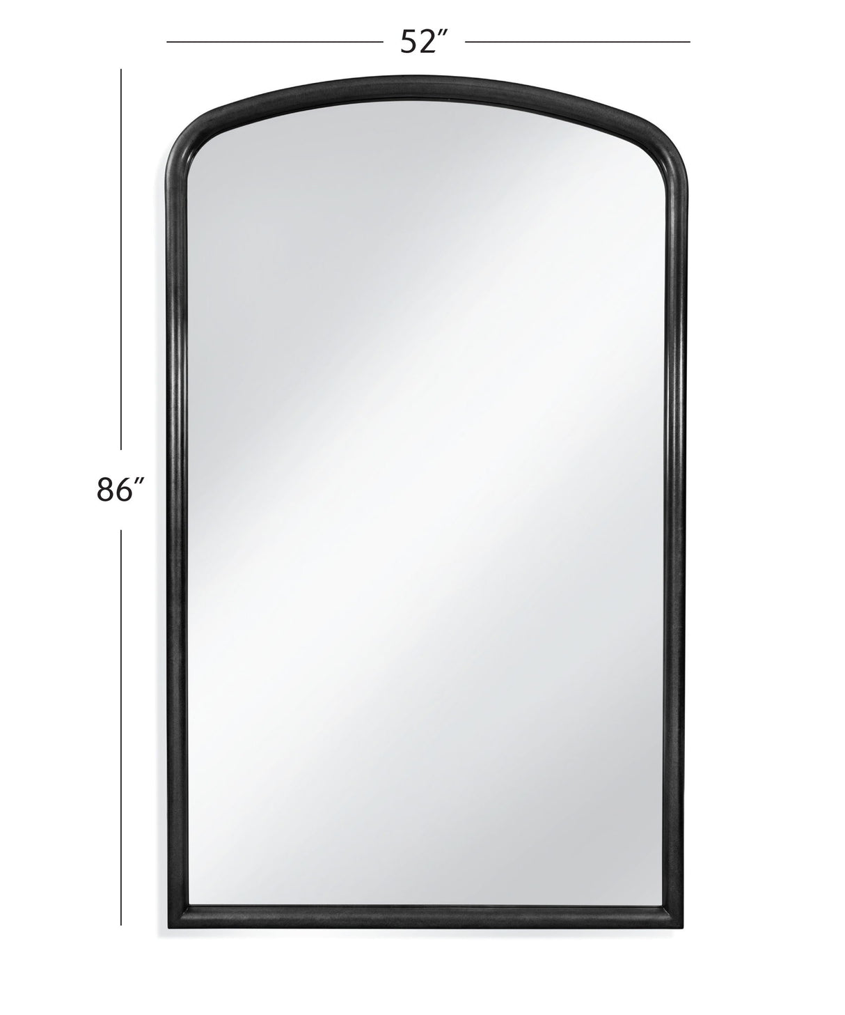 Brookings - Floor Mirror - Black