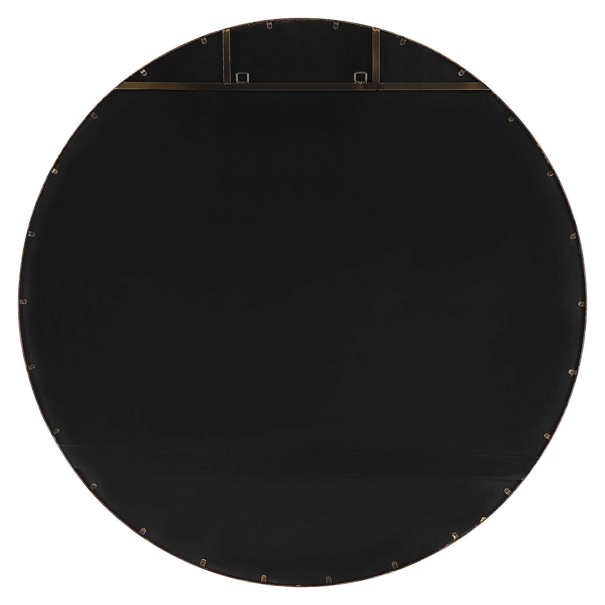 Junius - Large Round Mirror - Gold