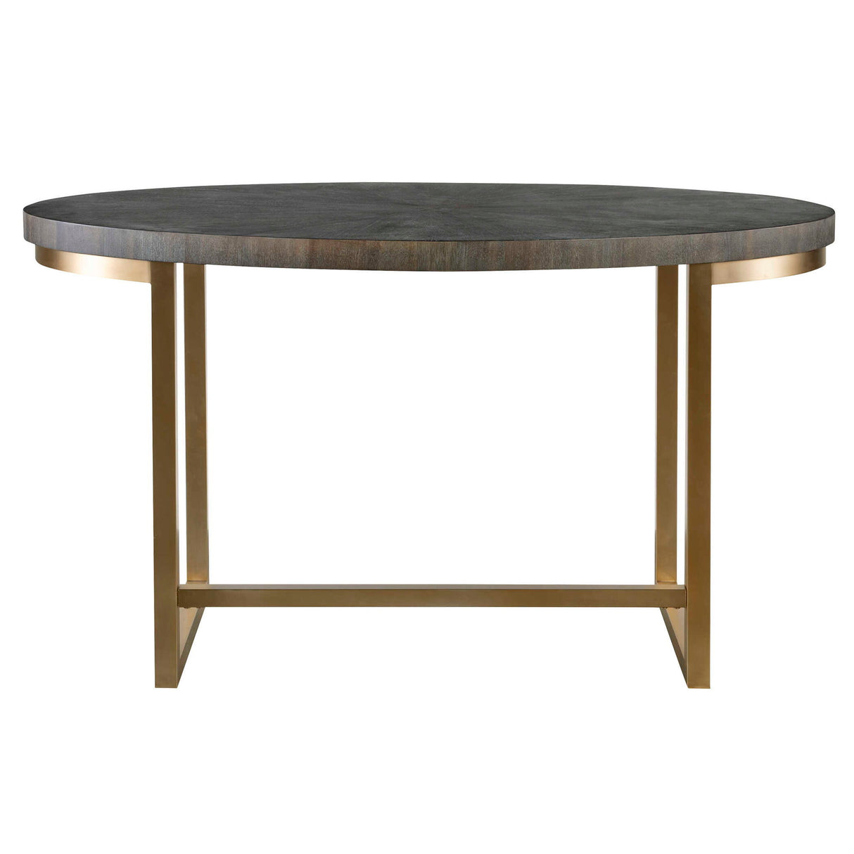 Taja - Oval Desk - Gray