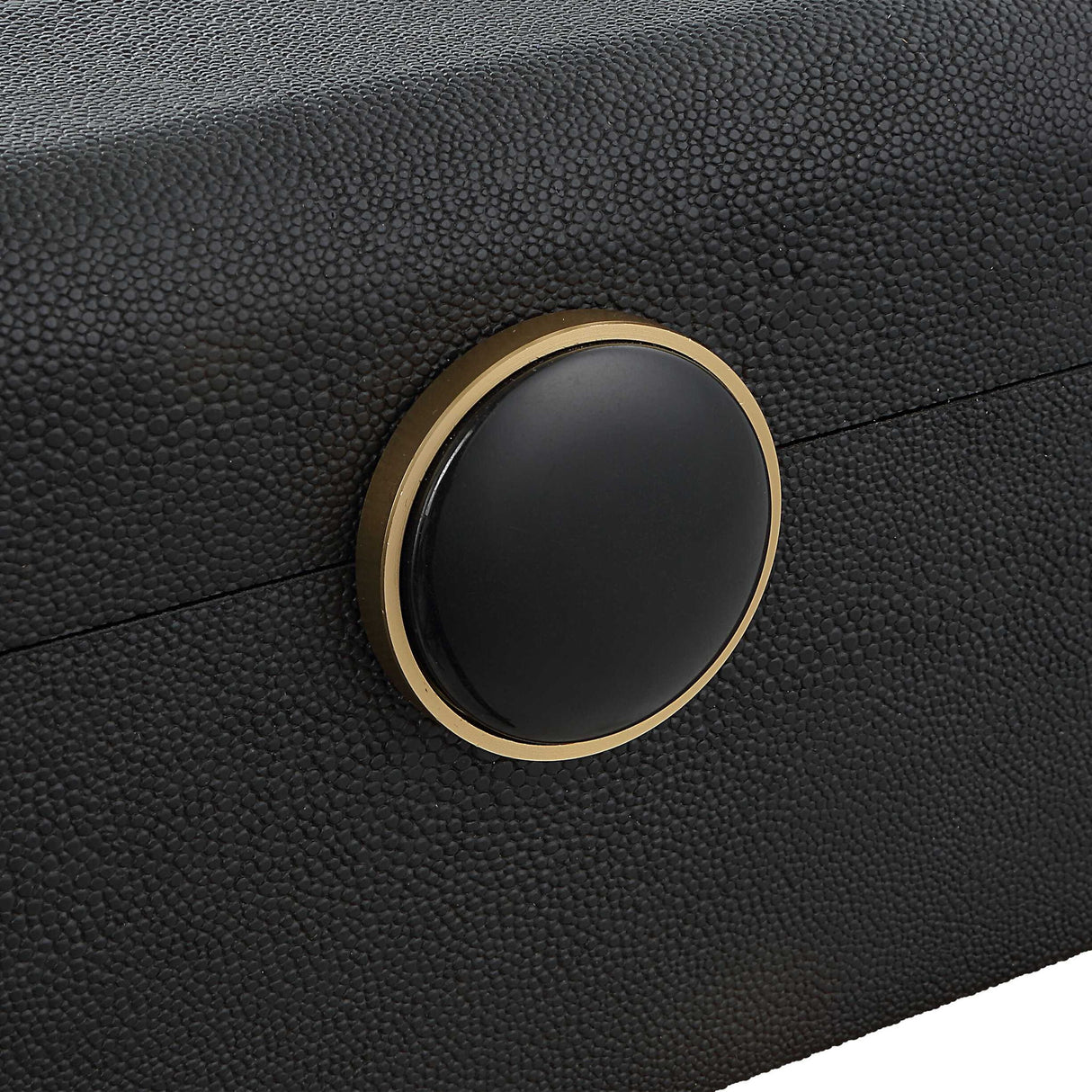 Lalique - Shagreen Box - Black