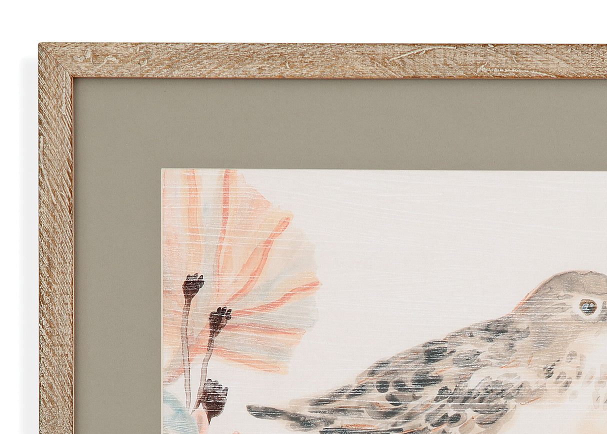 Shell Peppers I Framed Print - White