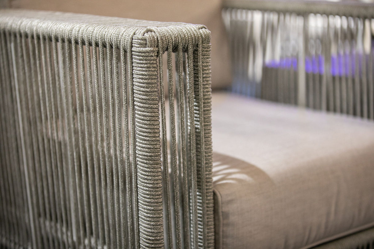 Miami - Club Chair, With Self Welt - Echo Ash / Pearl Silver