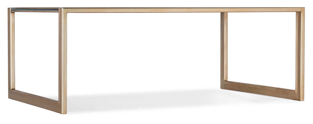 Melange - Koi Rectangle Cocktail Table - Gold
