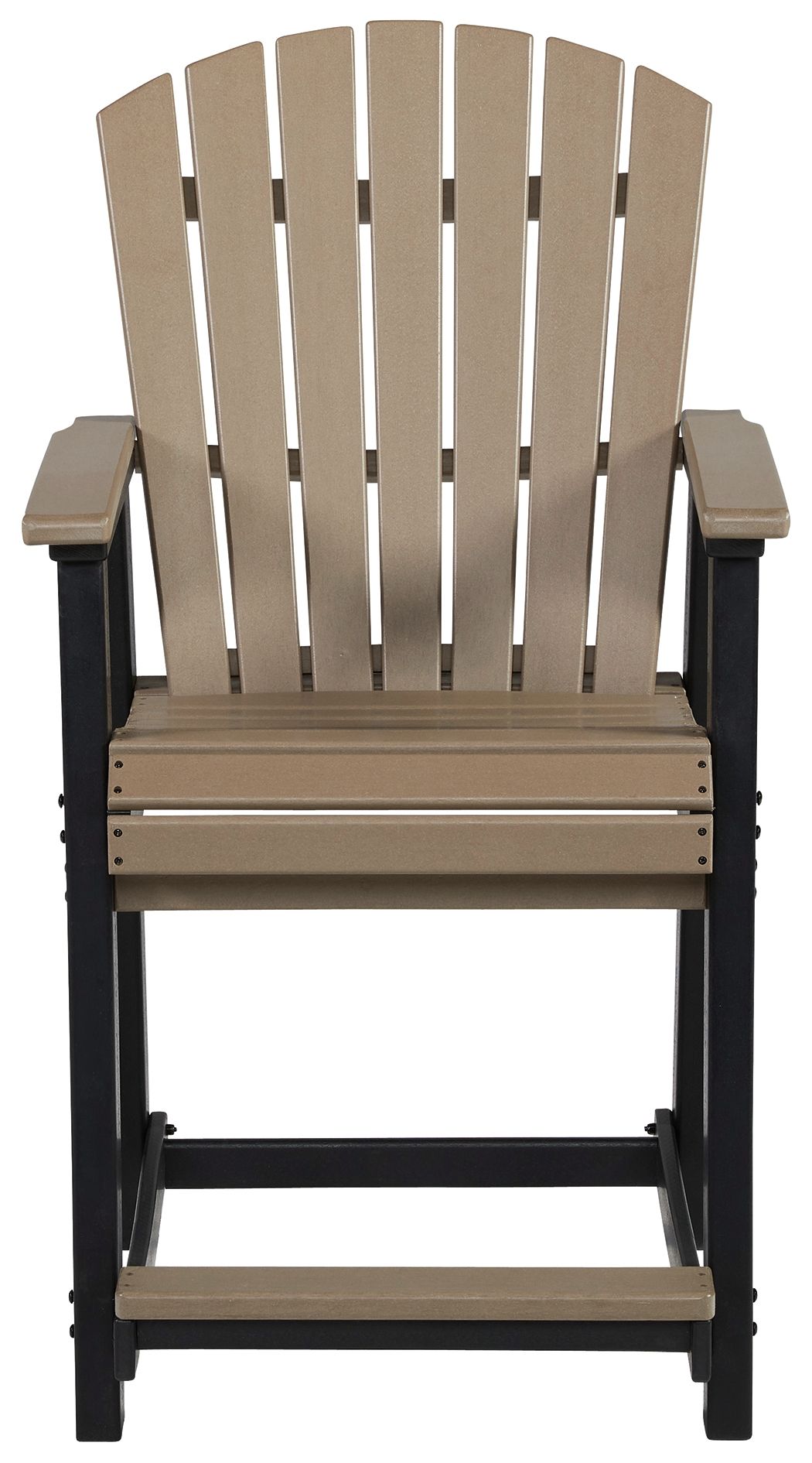 Boca Trail - Black / Driftwood - Barstool (Set of 2)