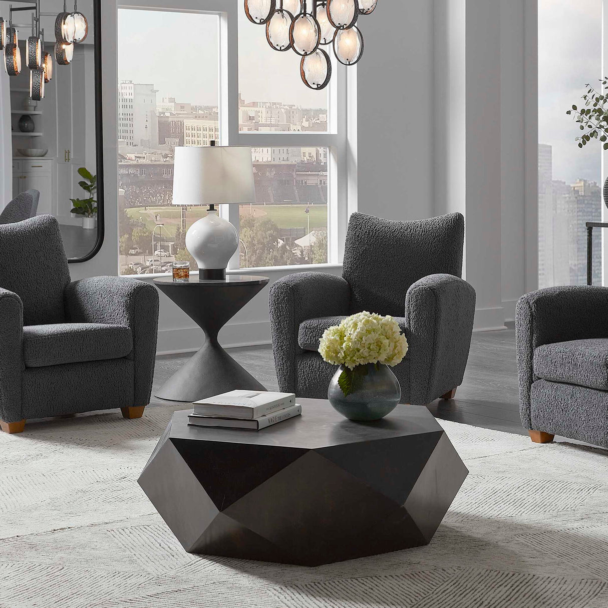 Volker - Coffee Table - Worn Black