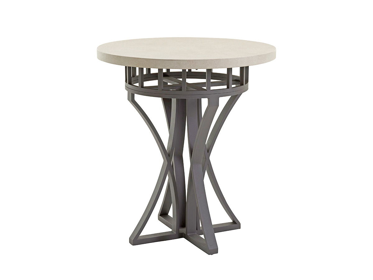 Cypress Point Ocean Terrace - Bistro Table - Dark Brown