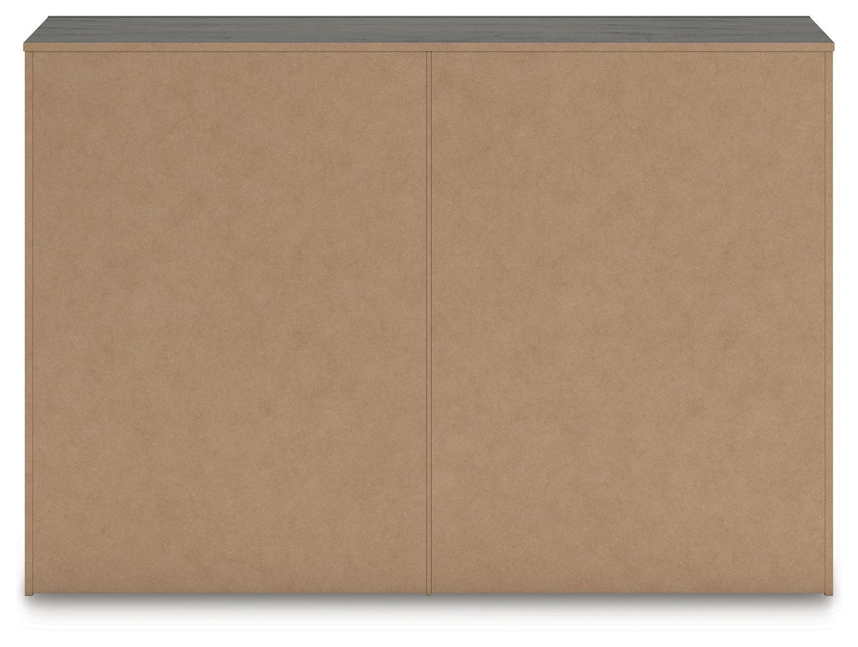 Fraluna - Six Drawer Dresser - Charcoal