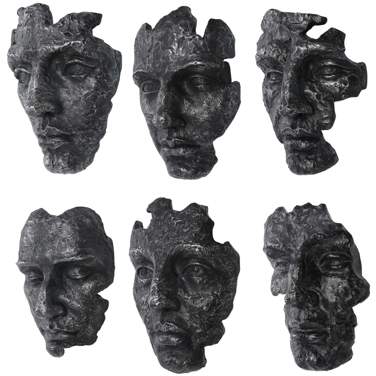 Self-Portrait - Metallic Wall Decor (Set of 6)