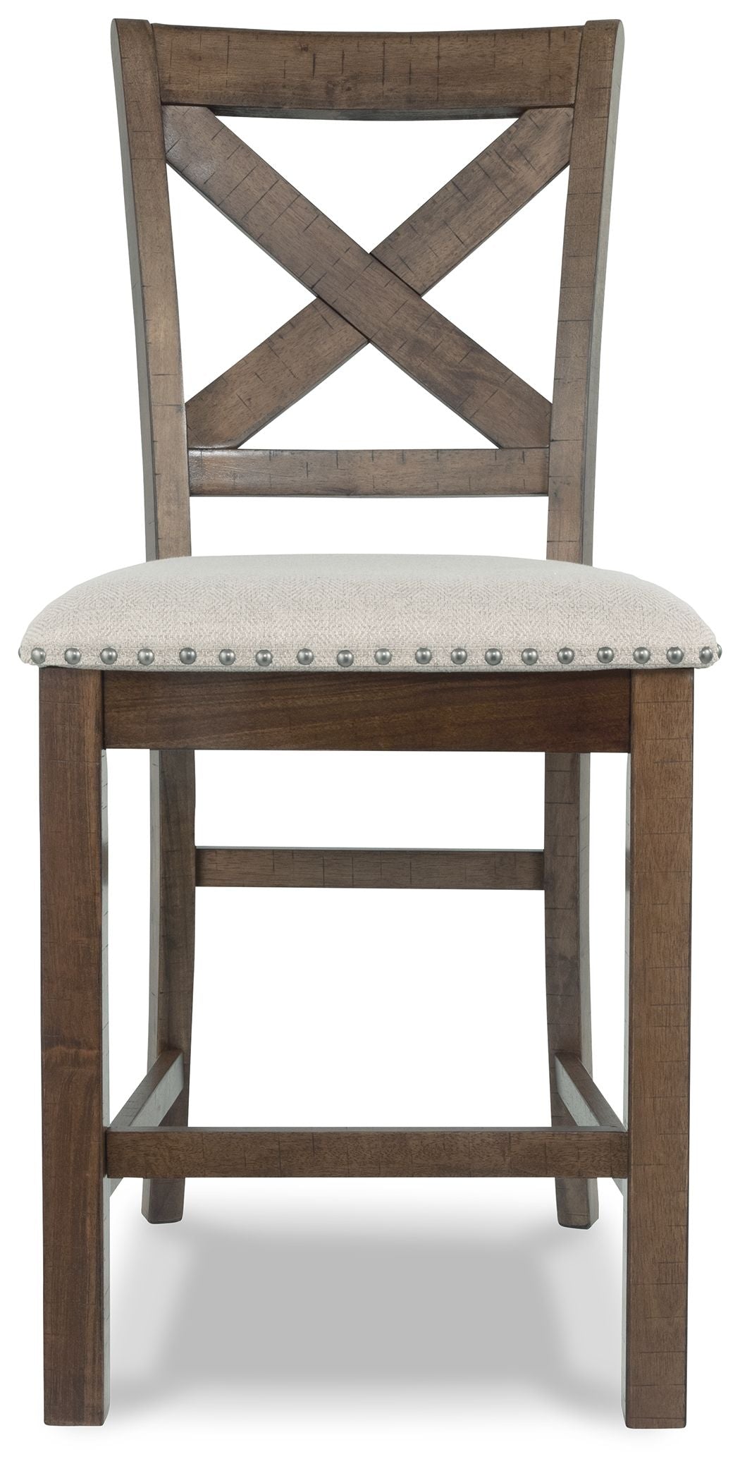 Moriville - Upholstered Barstool (Set of 2) - Beige