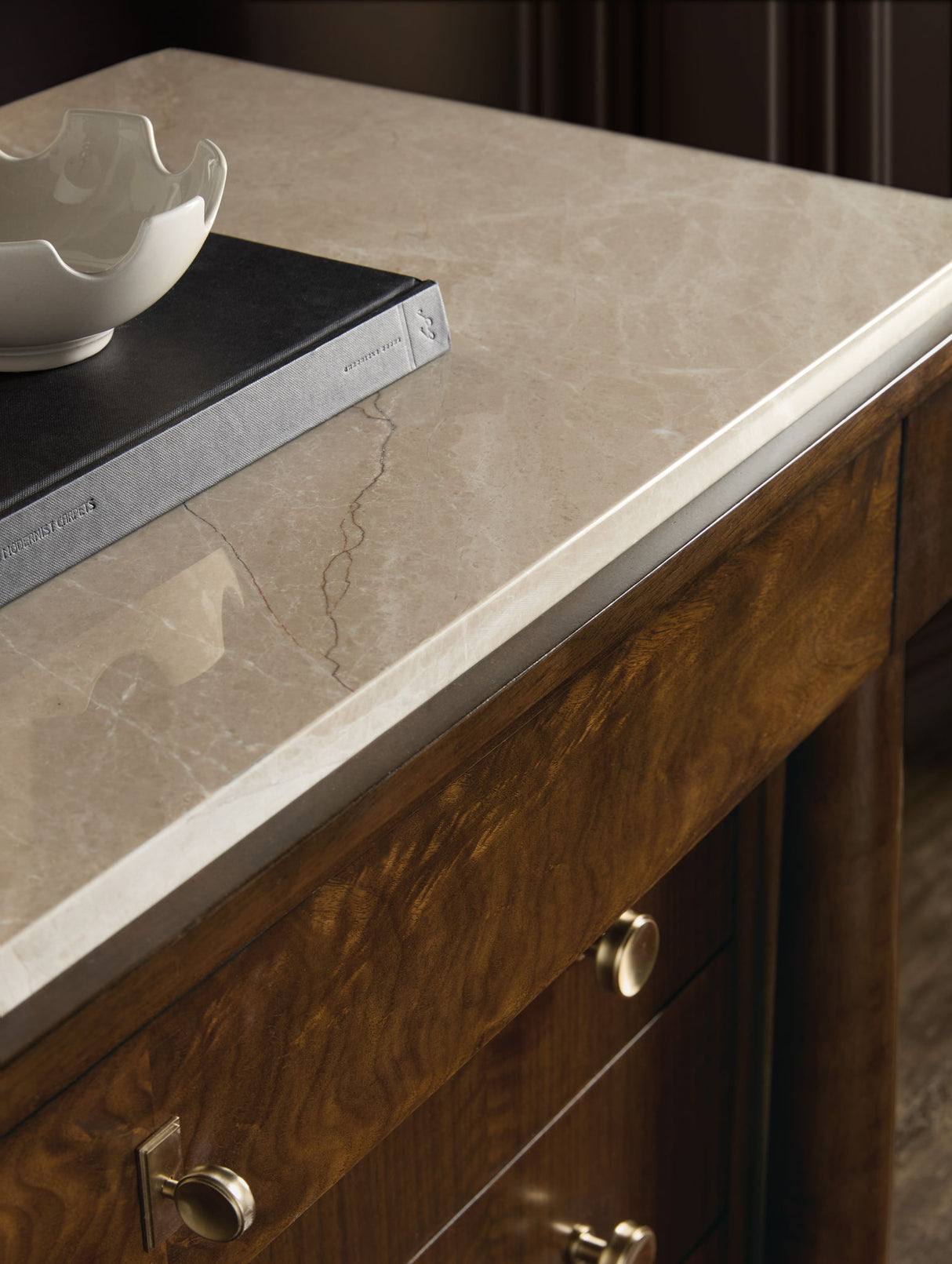 Archives - Four-Drawer Chest - Dark Brown