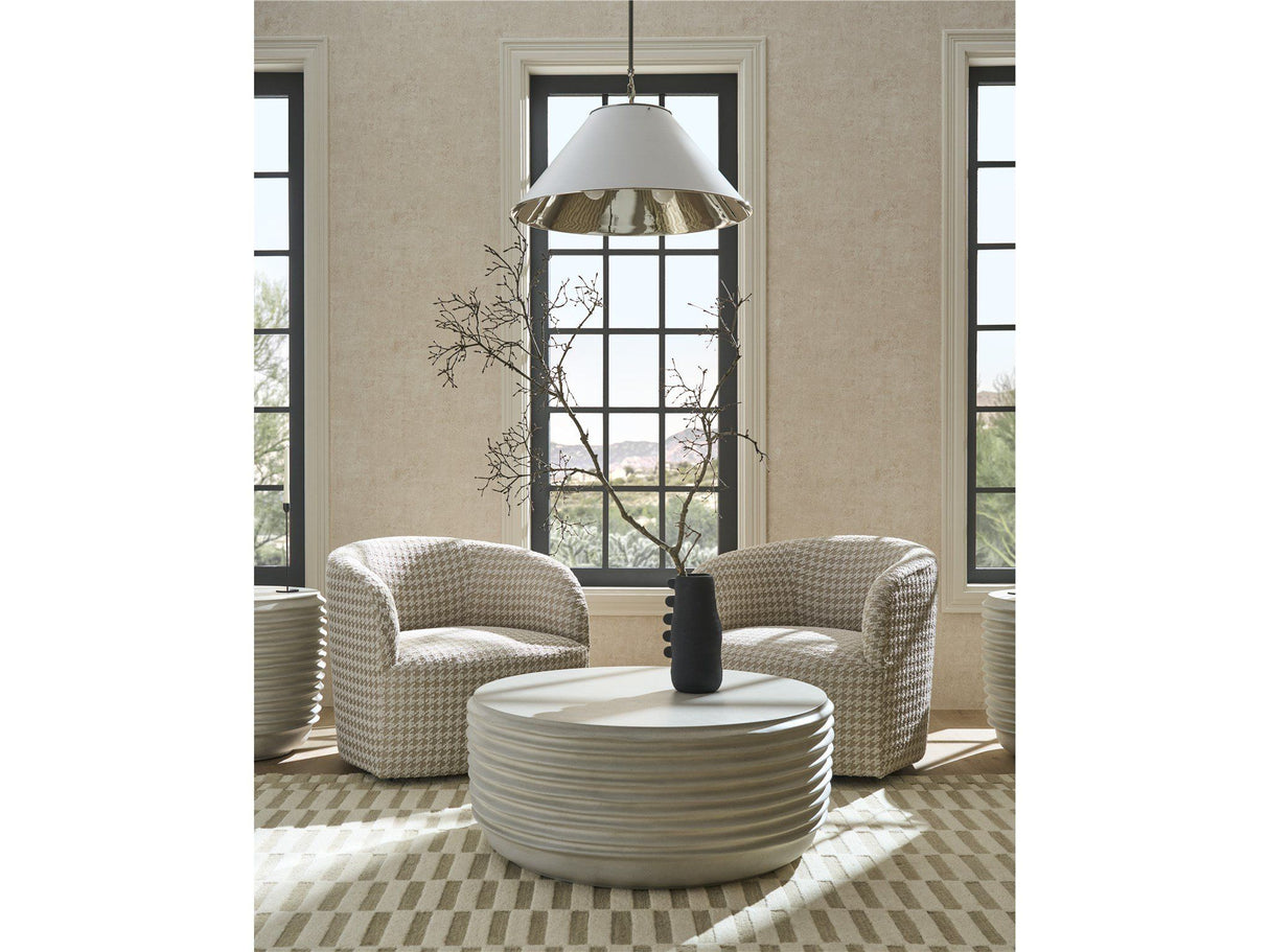 Tranquility / Miranda Kerr Home - Exhale Swivel Chair - White