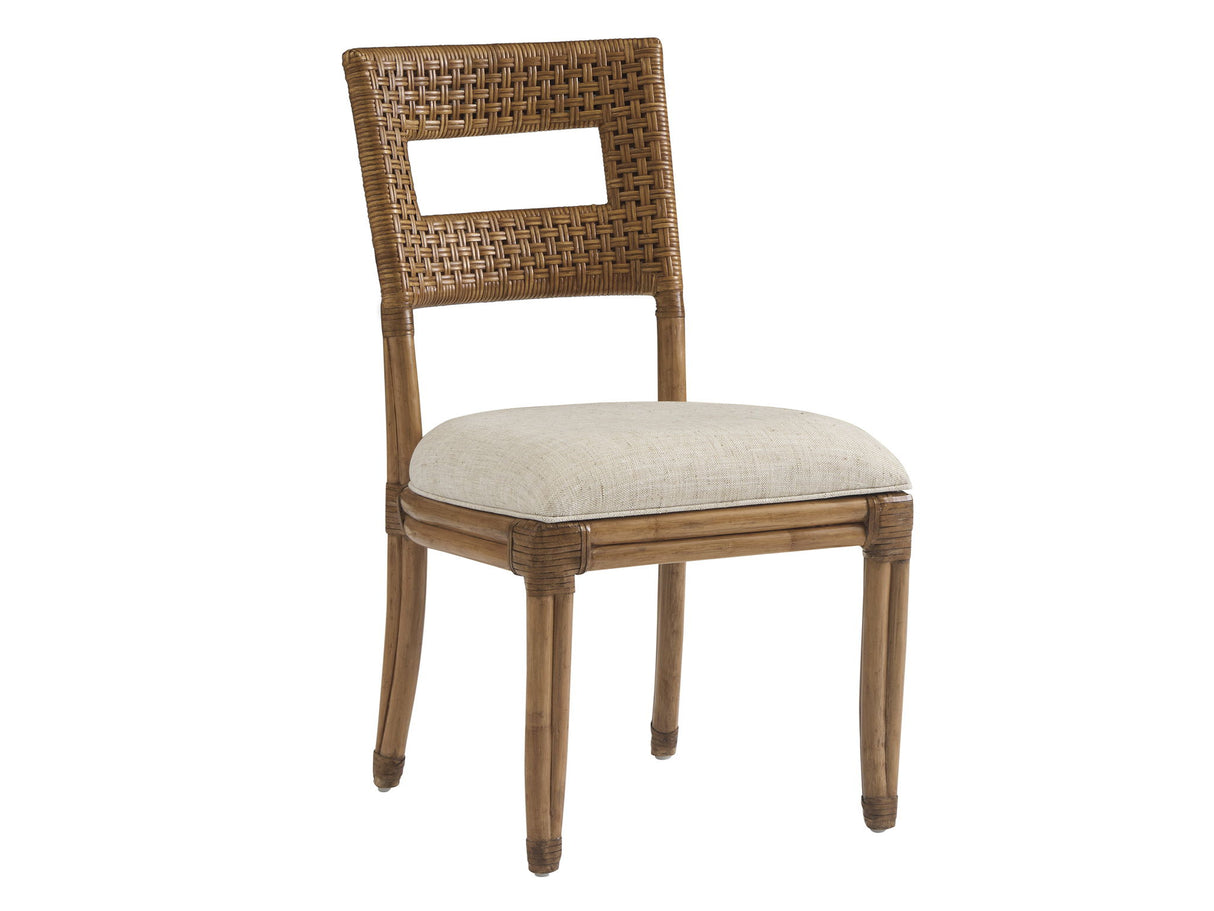 Key Biscayne - Delano Woven Chair - Light Brown / Beige