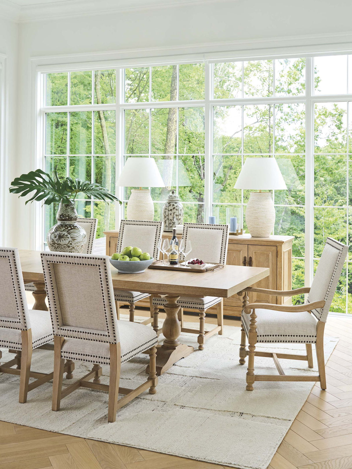 Montecito - Elana Round Mirror - Dark Brown