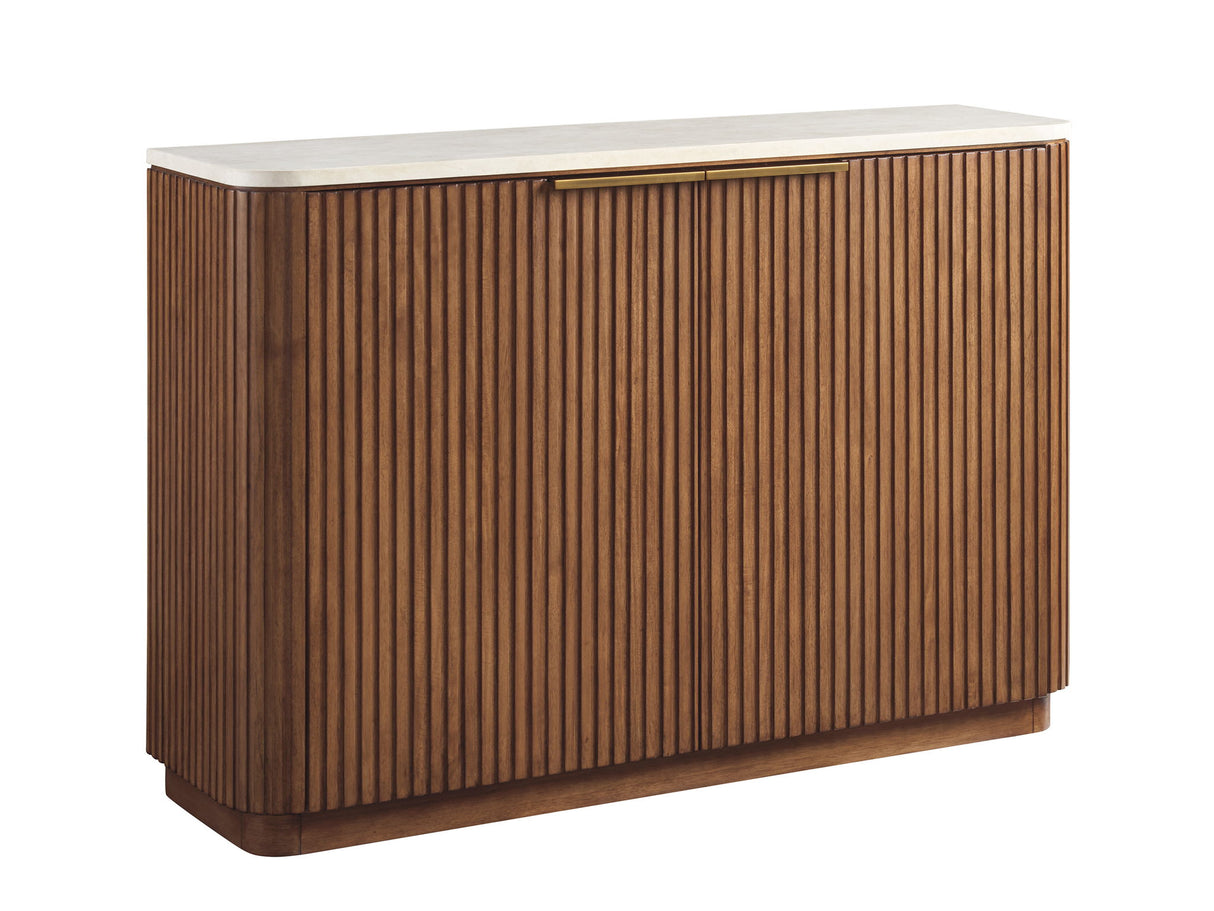 La Costa - Avenida Hall Chest - Dark Brown / Beige
